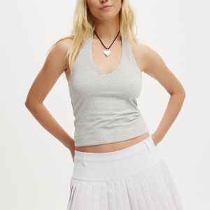 Luis Suiting Pleated Skirt