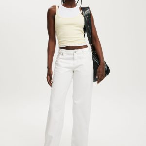 Low Rise Straight Jean