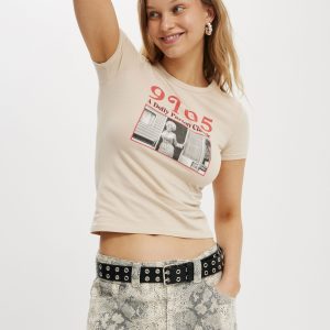 Dolly Parton Fitted Graphic Longline Tee