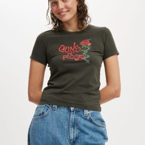 Guns n Roses Fitted Longline Tee