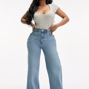 Curvy Stretch Wide Jean