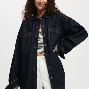 Oversized Denim Shirt