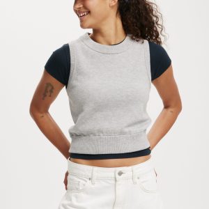 Everfine Crew Neck Vest