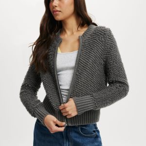 Shaggy Crew Texture Cardigan