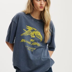 Rolling Stones Boxy Graphic Tee