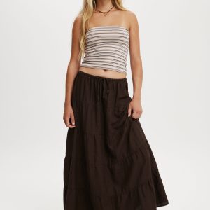 Haven Multi Tiered Maxi Skirt
