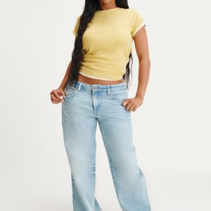 Curvy Low Rise Straight Jean