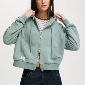 Classic Fleece Oversized Zip Through Hoodie