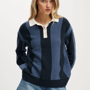 Cotton Long Sleeve Polo