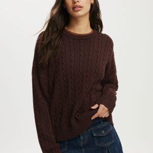 Cotton Crew Neck Sweater