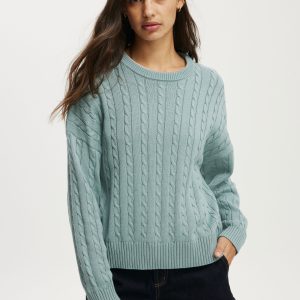 Cotton Crew Neck Sweater