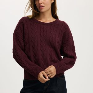 Cotton Crew Neck Sweater
