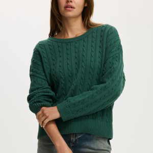 Cotton Crew Neck Sweater