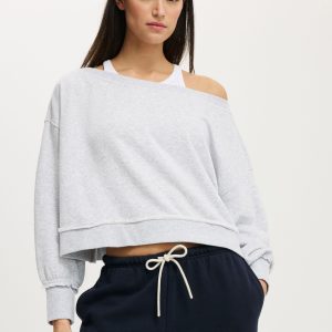 Off Shoulder Sweatshirt