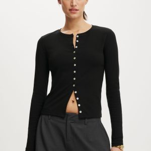 Bailey Button Detail Cardi