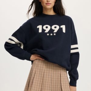 Graphic Crew Sweatshirt