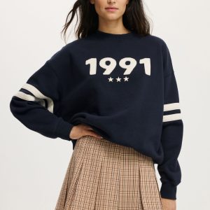 Graphic Crew Sweatshirt
