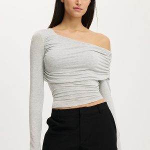 One Shoulder Base Layer Long Sleeve