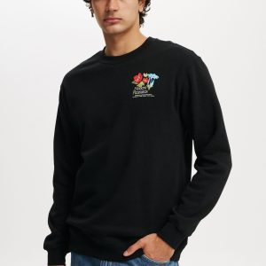 Graphic Crew Fleece
