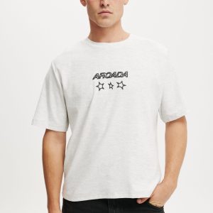 Cropped Fit Graphic T-Shirt