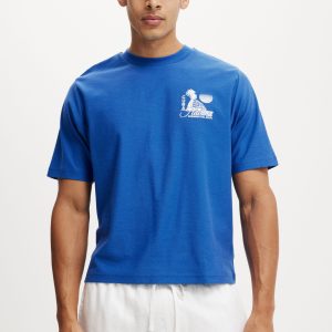 Cropped Fit Graphic T-Shirt