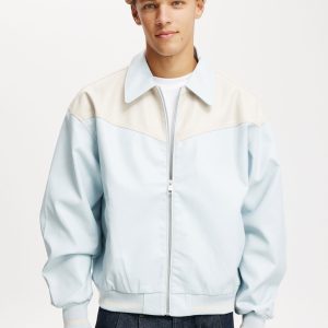 Faux Leather Western Jacket