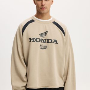 Cropped Honda Jt Racing Crew Fleece
