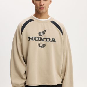 Cropped Honda Jt Racing Crew Fleece