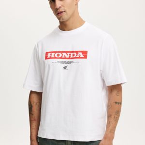 Cropped Fit Honda X Jt Racing T-Shirt