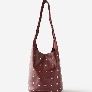 Lia Studded Bucket Bag