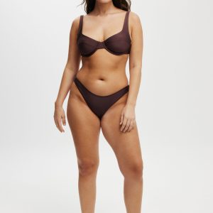 Refined High Side Brazilian Bikini Bottom