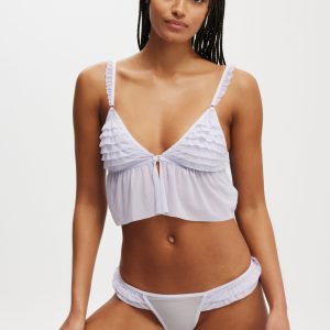 Rara Ruffle Longline Bralette