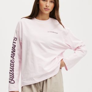 Long Sleeve Graphic Crew