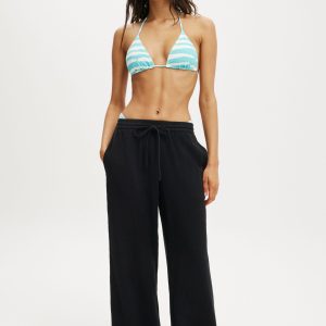 Woven Wide Leg Beach Pant