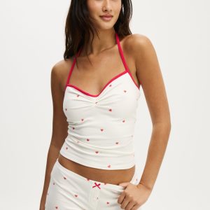 Dreamy Soft Ruched Halter Top